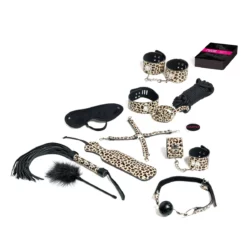 Tease & Please Master & Slave Bondagespel Beige met 9 BDSM-items en opdrachten