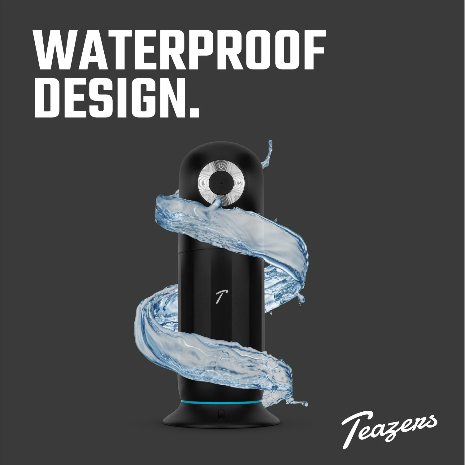 Teazers automatische masturbator met noppen en ribbels
