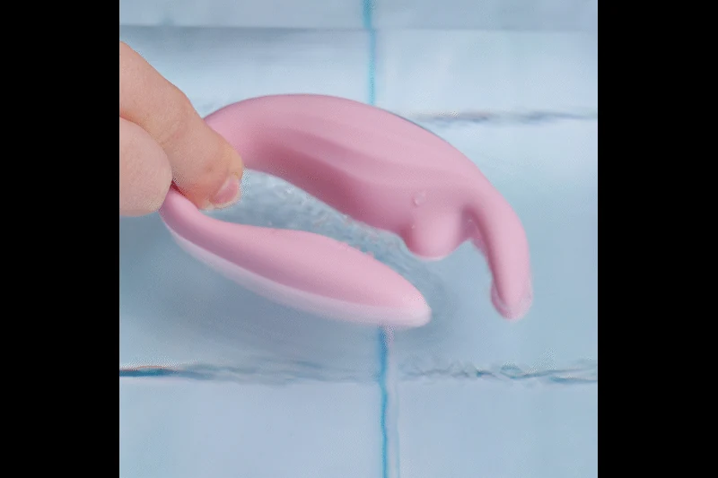 Teazers Bunny Couple Vibrator roze, oplaadbaar via USB kabel
