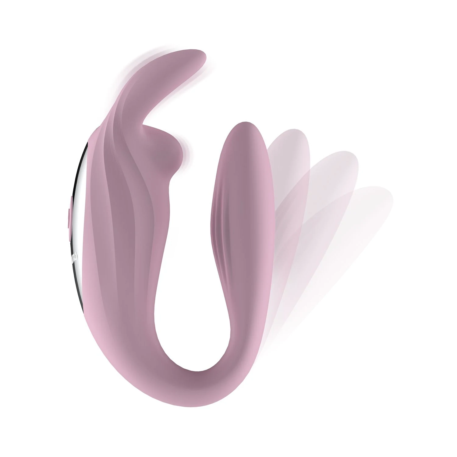 Teazers Bunny Couple Vibrator met C-vormig flexibel ontwerp