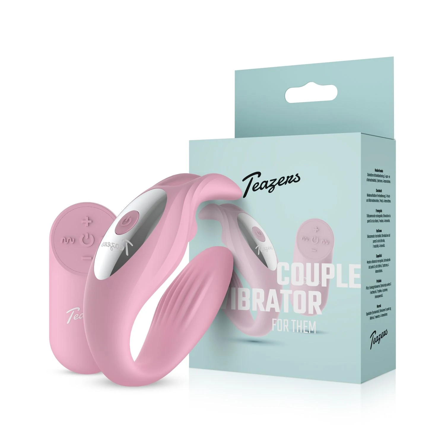Teazers Bunny Couple Vibrator voor koppels Hem + Haar