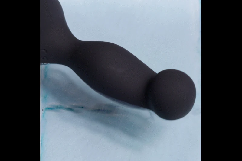 Teazers prostaat vibrator met flexibele rekbare ringen
