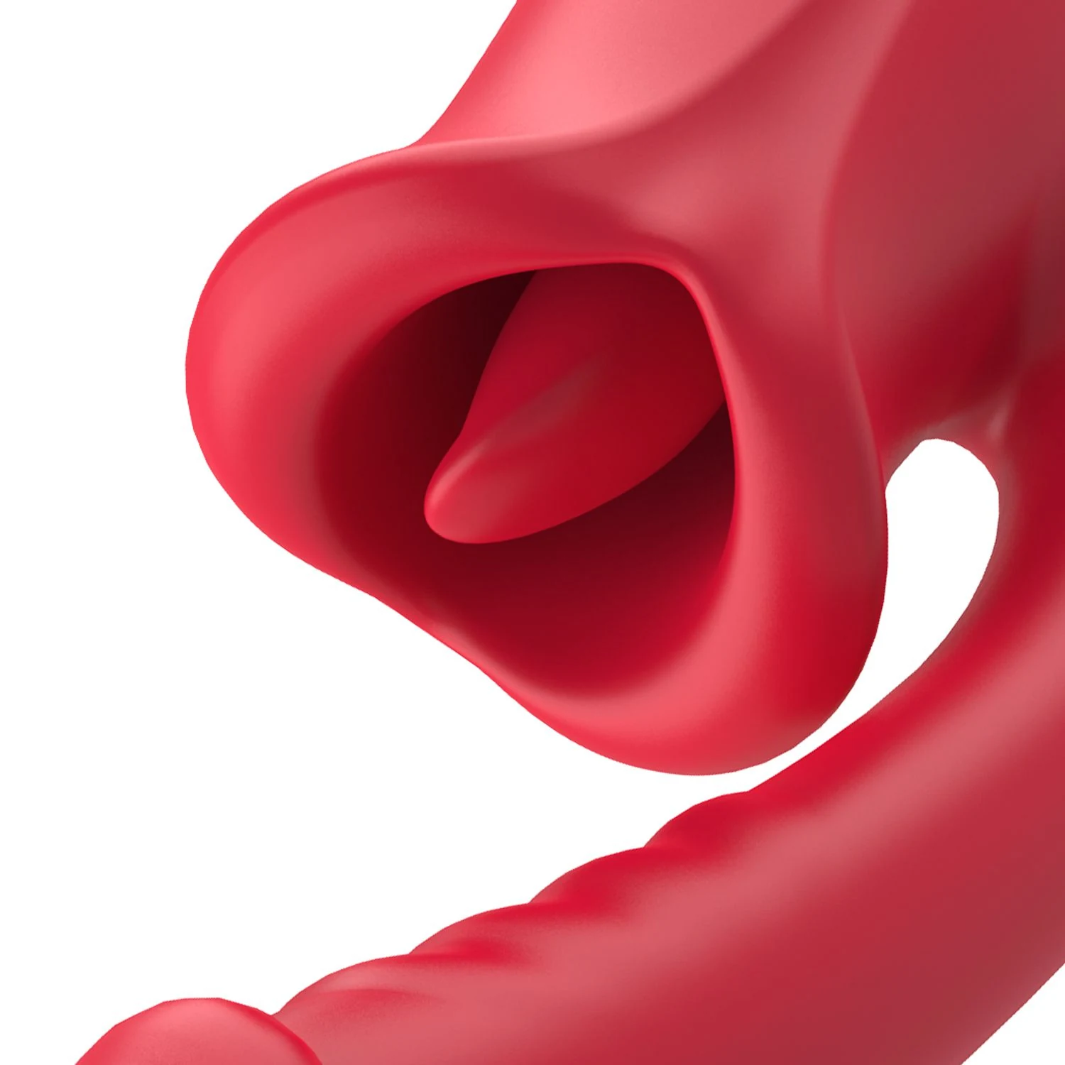 Teazers dildo met ribbels op de schacht voor extra inwendige stimulatie