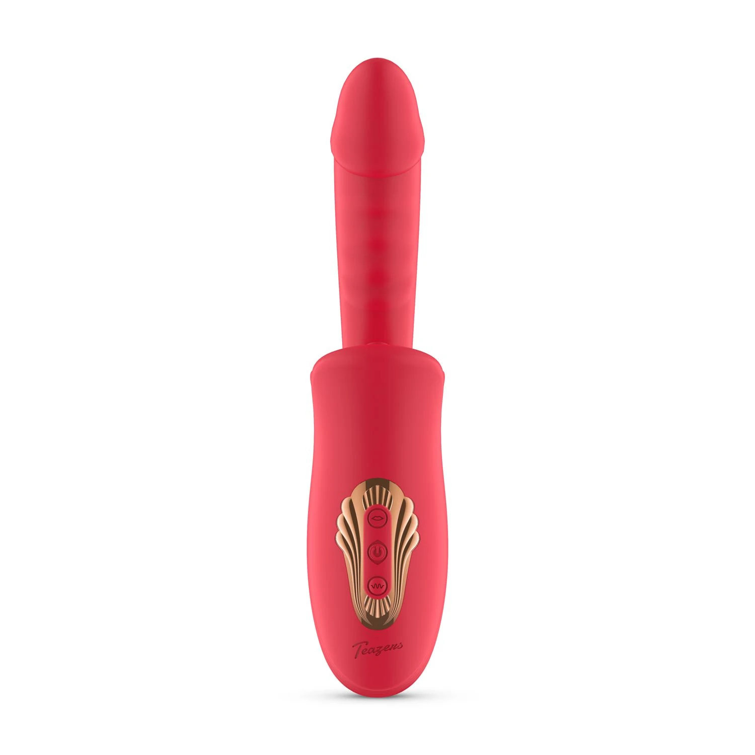 Waterproof Teazers clitoris vibrator met penetratie, gemaakt van siliconen
