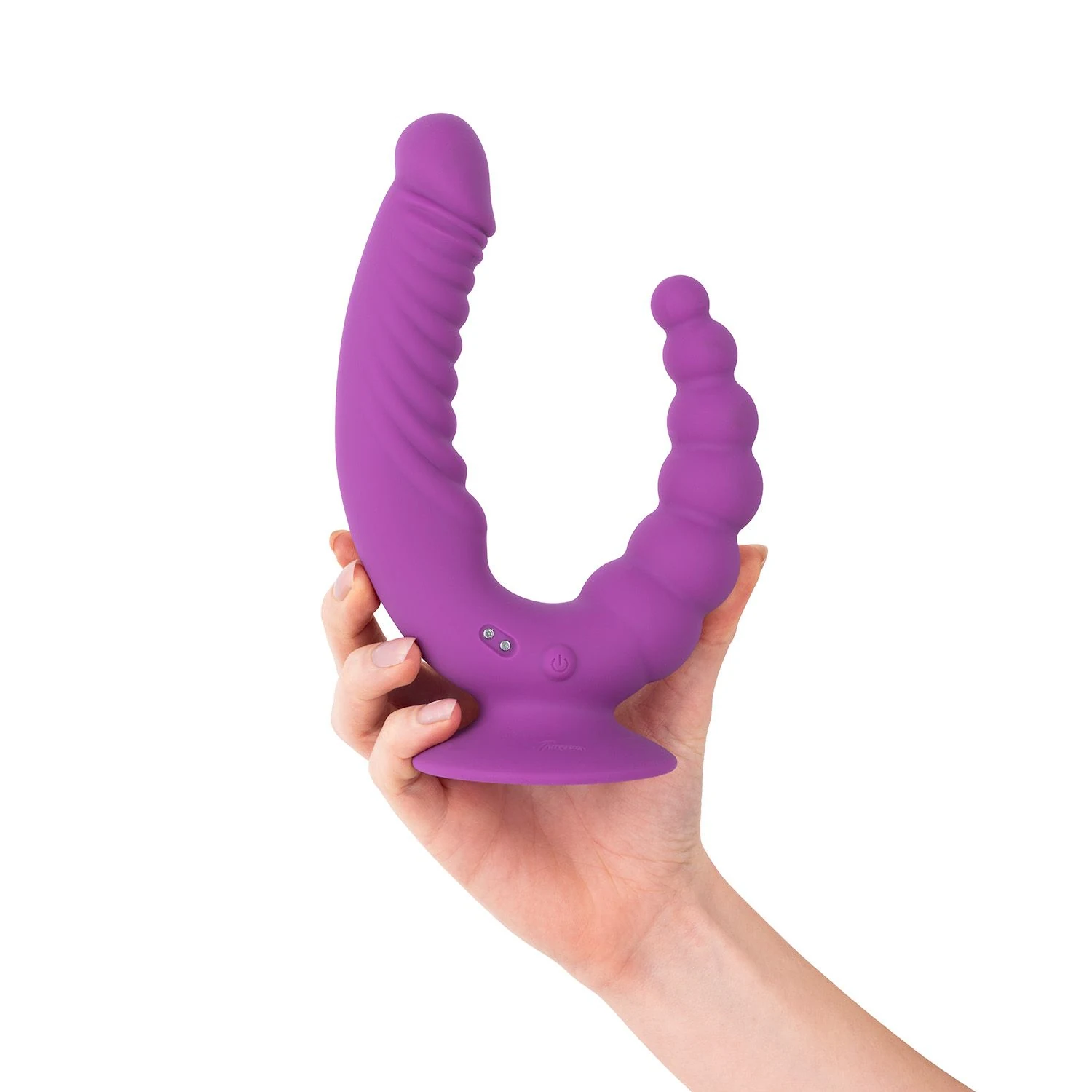 Teazers Double Vibrator paars met wireless afstandsbediening