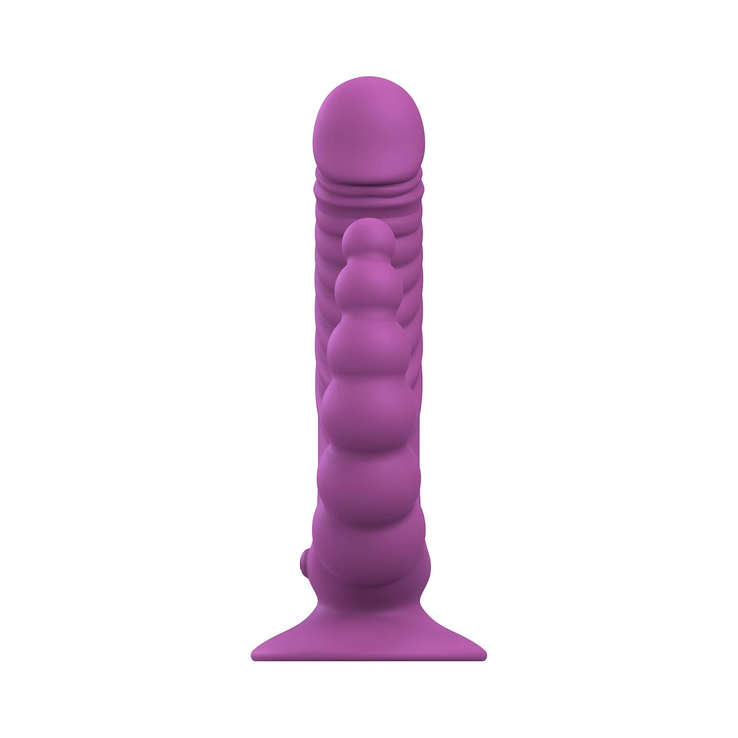 Paarse Teazers vibrator met pushbutton en afstandsbediening