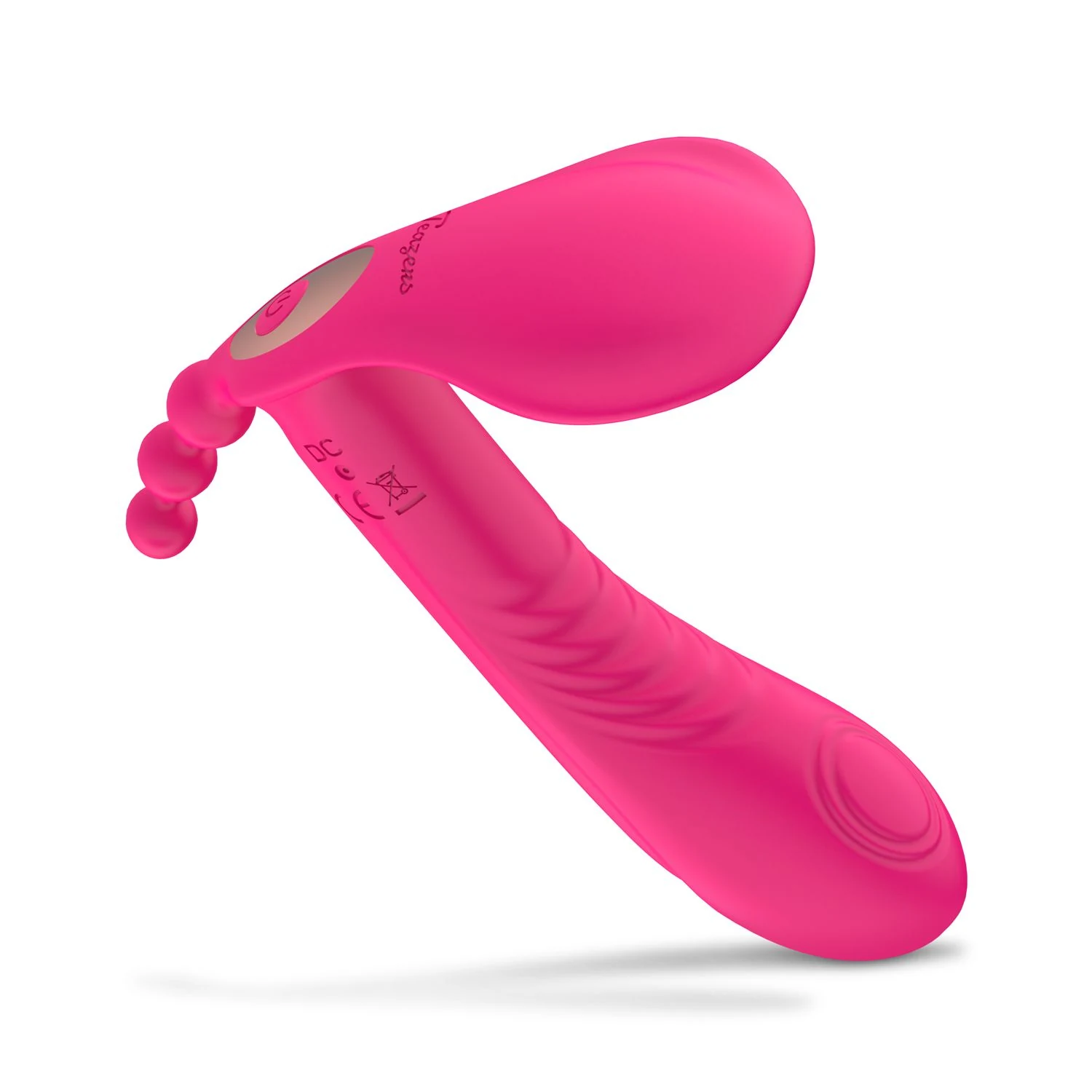 Teazers roze vibrator met variërende trillingen en normaal geluidsniveau