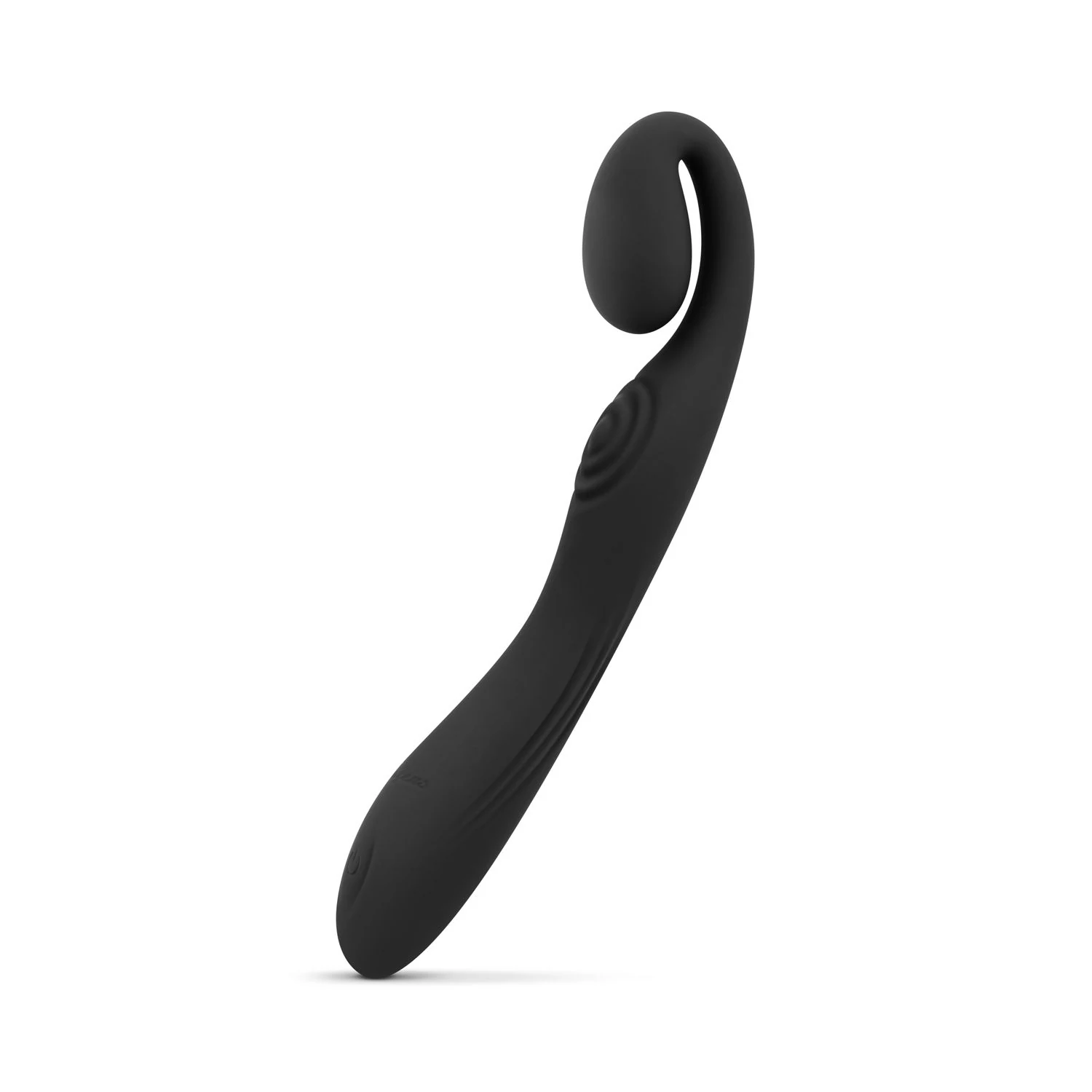 Teazers flexibele vibrator in zwart siliconen met uniek design