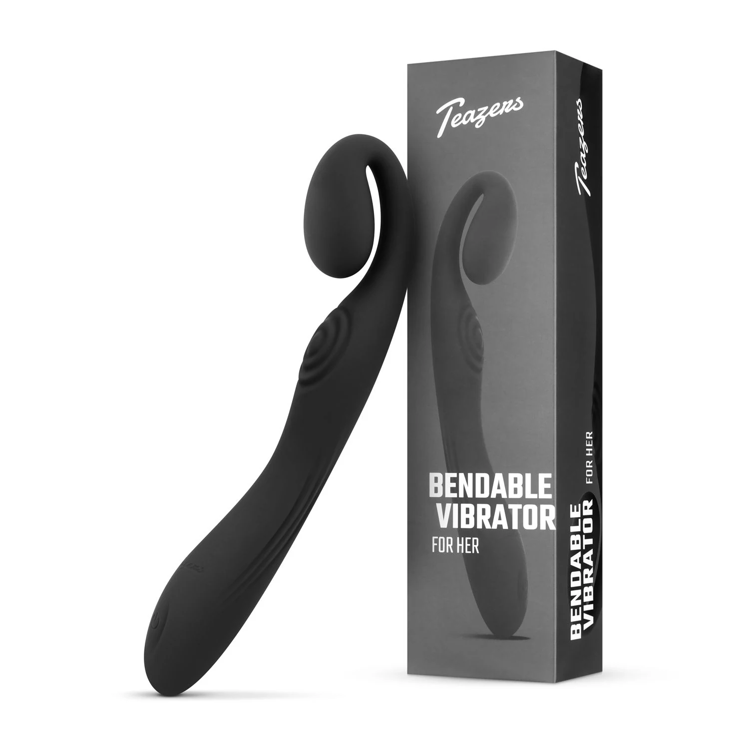 Teazers Flexibele Vibrator met buigbare top voor G-spot en clitoris