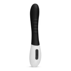Teazers G-spot Vibrator zwart van siliconen met lichtgebogen schacht