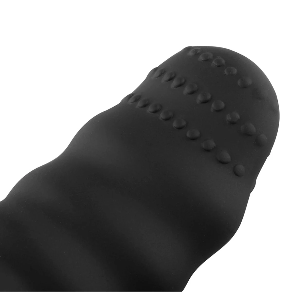 Geribbeld vibratie-eitje voor vagina met invoerdiepte 85 mm