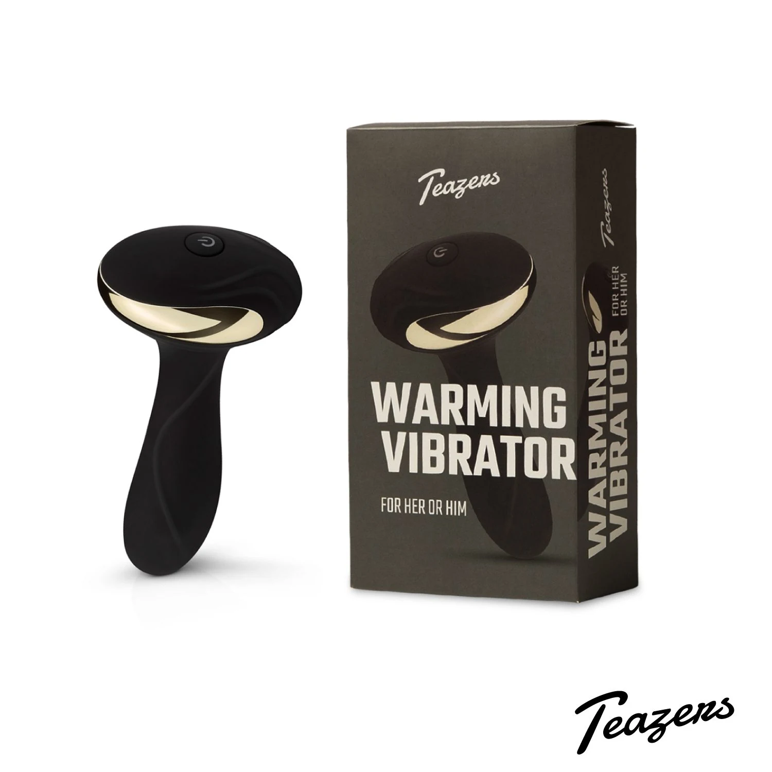 Teazers buttplug vibrator Heat Of The Moment zwart, oplaadbaar en waterproof