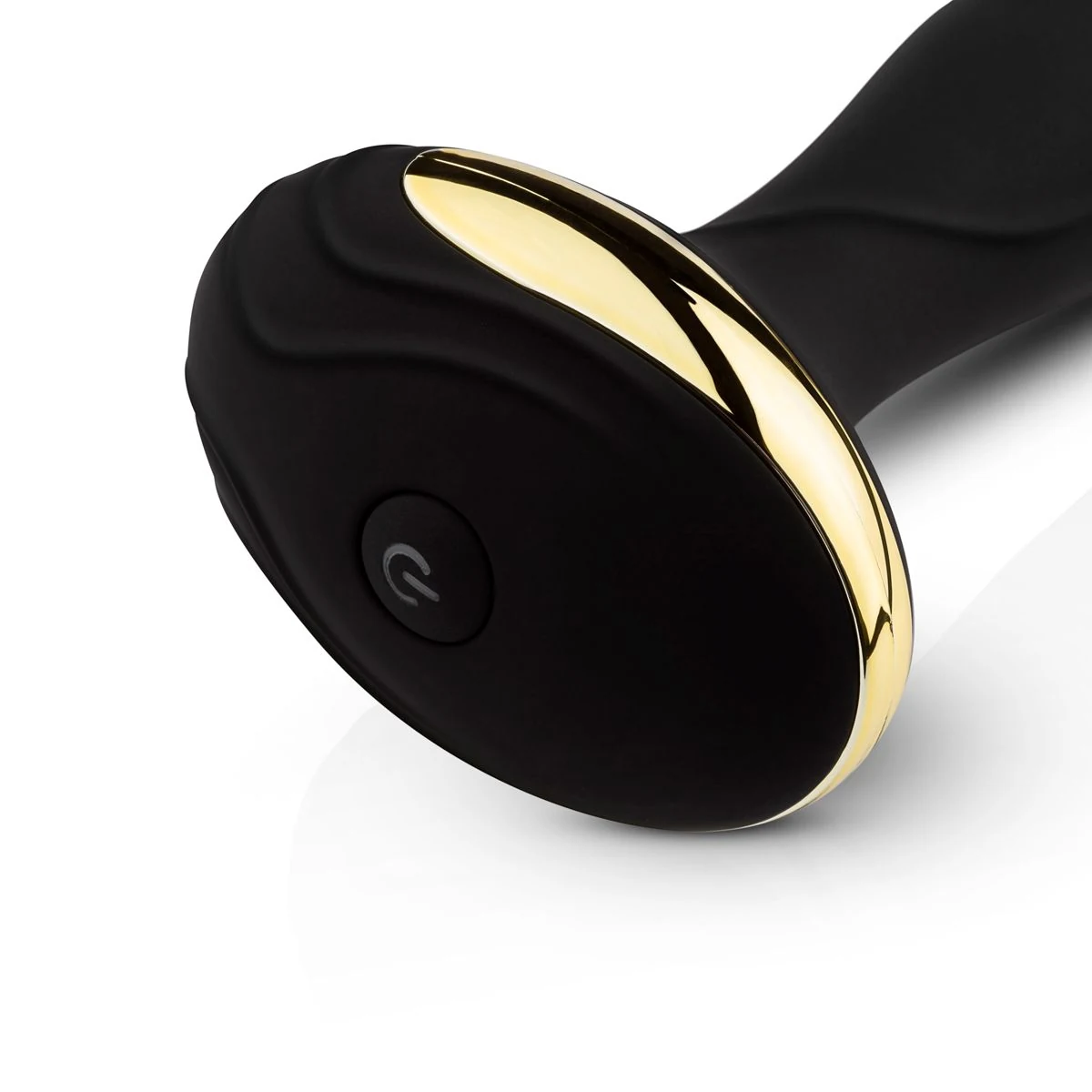 Teazers buttplug vibrator zwart met smalle hals en vlakke voet