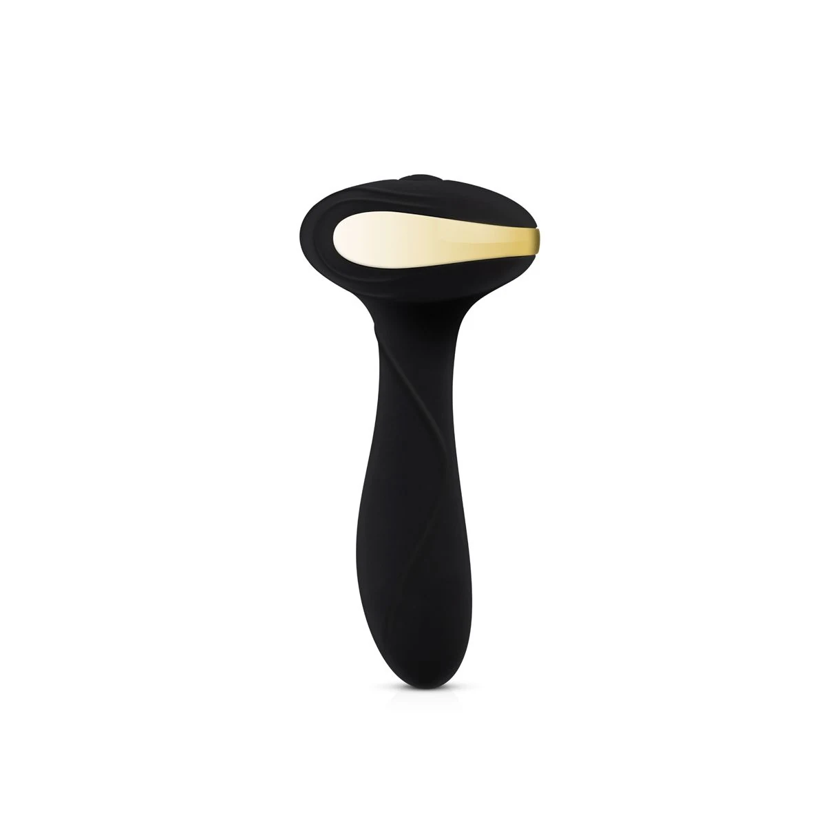 Oplaadbare Teazers buttplug vibrator zwart met USB oplaadkabel