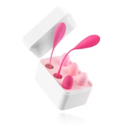 Teazers Kegel Balls Set 6-delig met roze kegelballen van siliconen