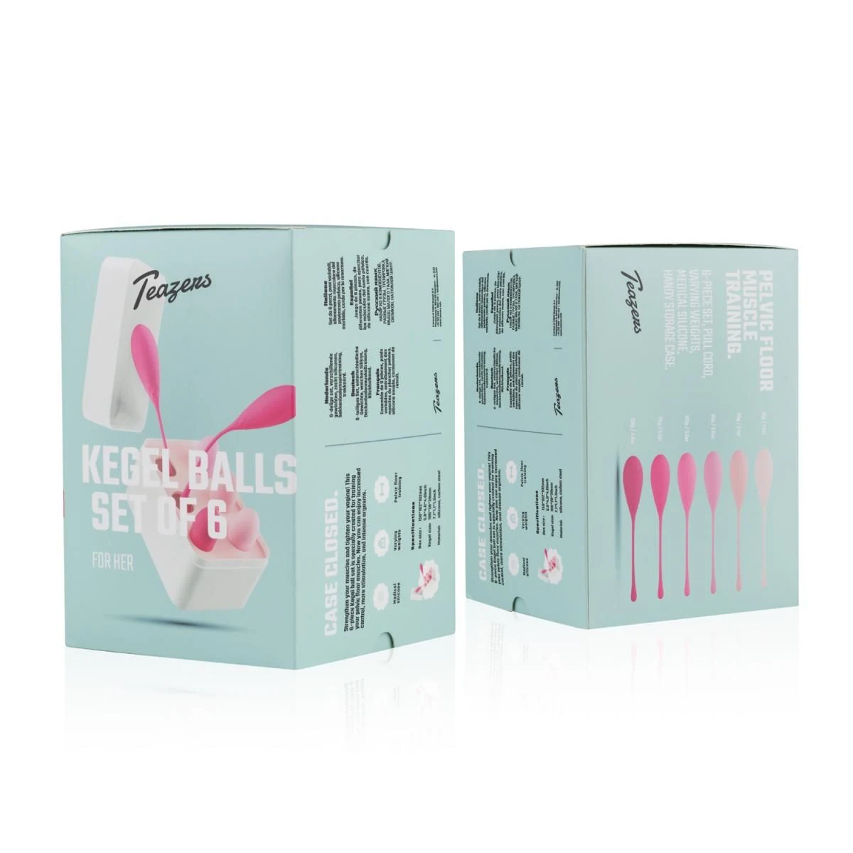 Teazers Kegel Balls Set 6-delig inclusief toybag