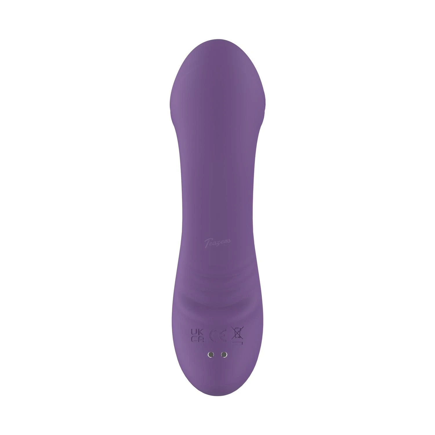 Teazers Mini Thrusting Vibrator paars voor haar met vibratiestimulatie
