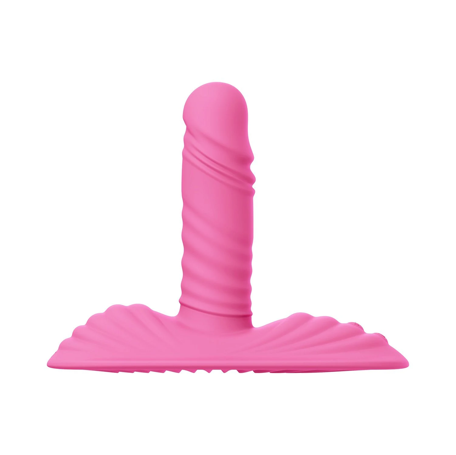 Teazers thrusting vibrator van PVC en siliconen met USB-kabel