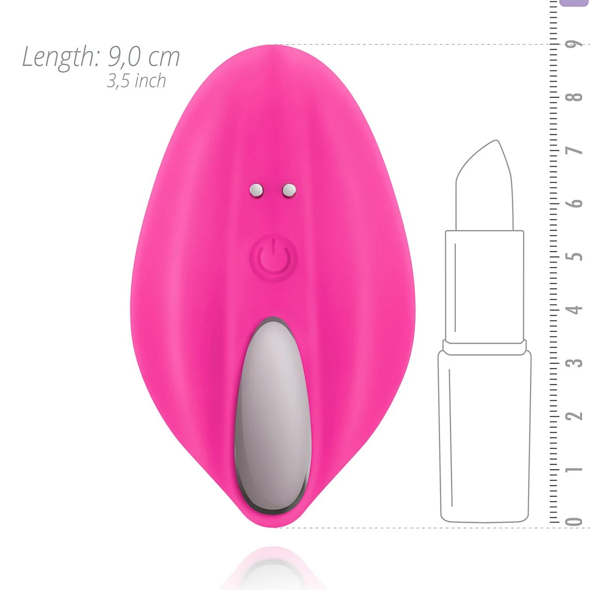 Zeer stille roze clitoris vibrator met variërende trillingen