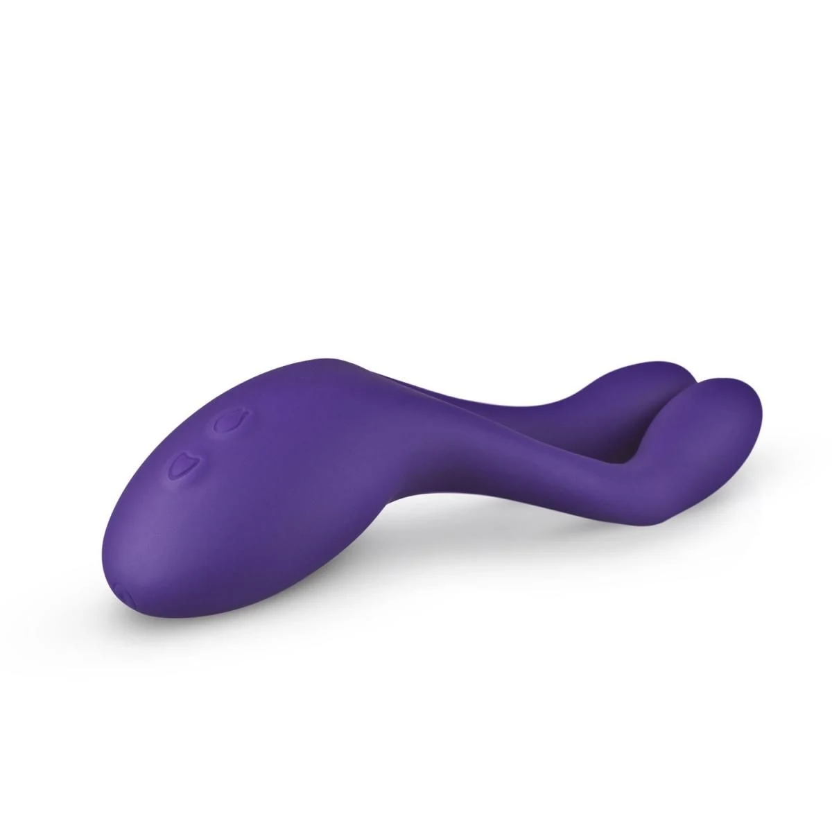 Paarse siliconen koppelvibrator van Teazers voor vibratie-stimulatie