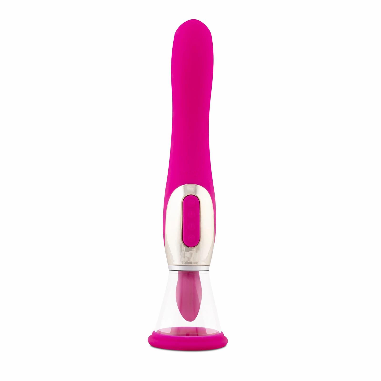 Teazers Pleasure Pump met opzetstukken van 6 en 8 cm