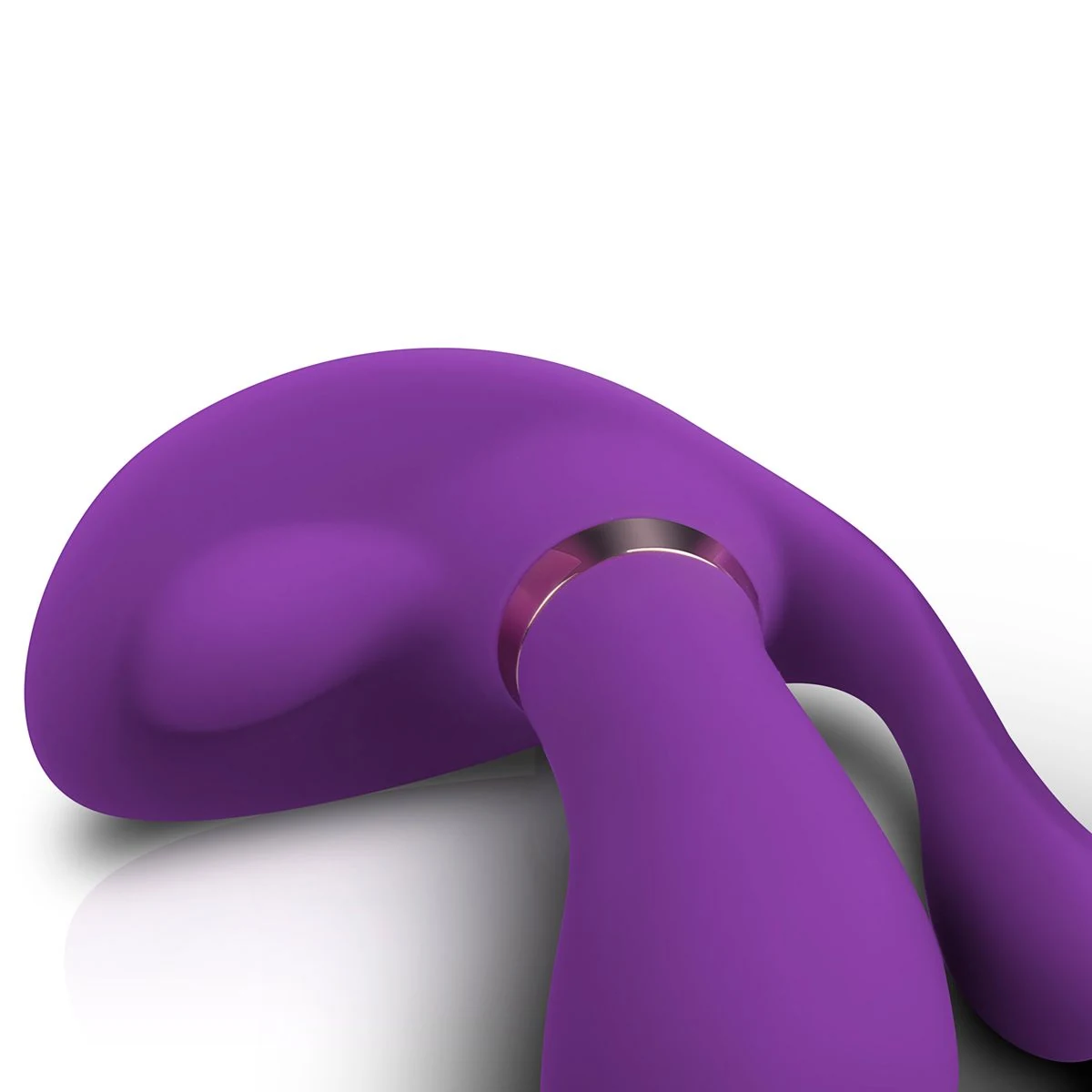Teazers Remote Pleaser Vibrator Paars met ribbels in interne structuur