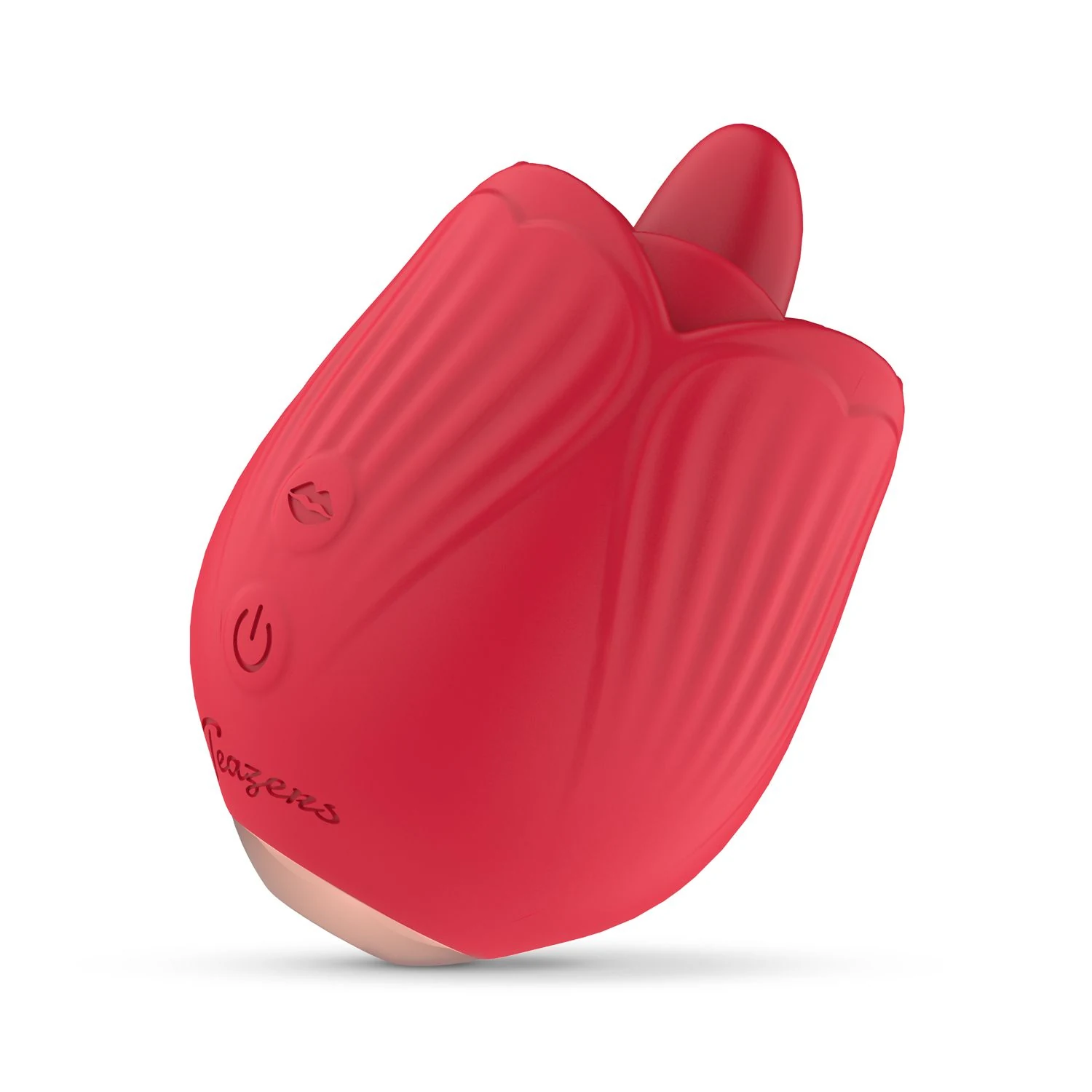 Teazers Roos Vibrator rood voor clitorisstimulatie met likkende tong en vibratie