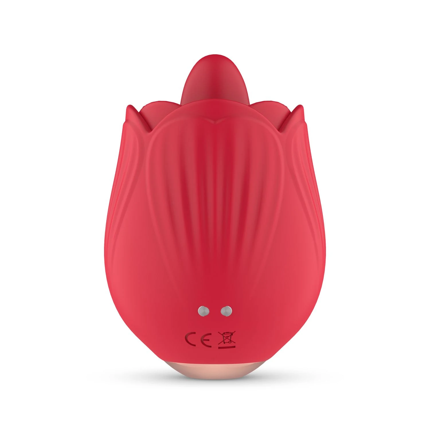 Teazers Roos Vibrator met pushbutton bediening en 20 standen