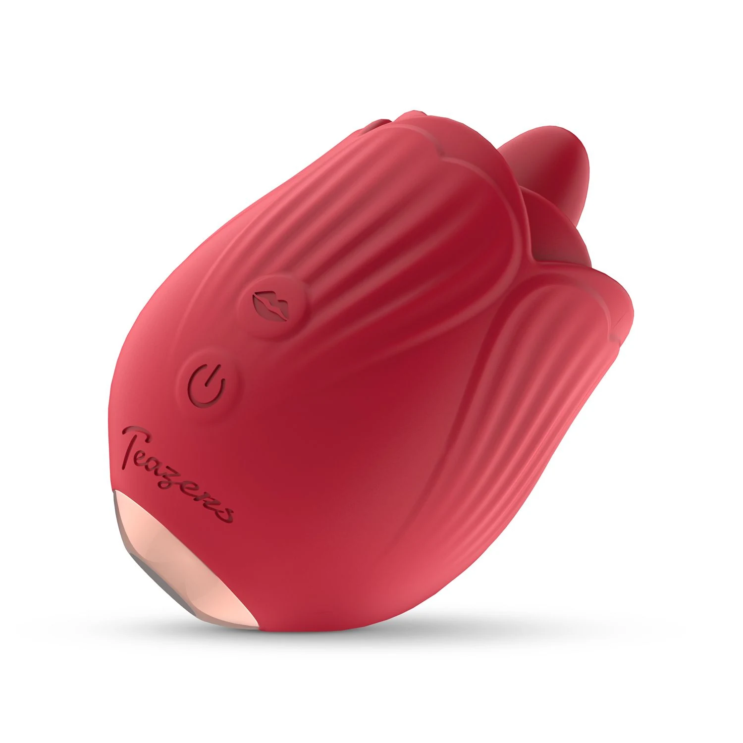 Teazers Roos Vibrator voor stimulatie van tepels, ballen en eikel