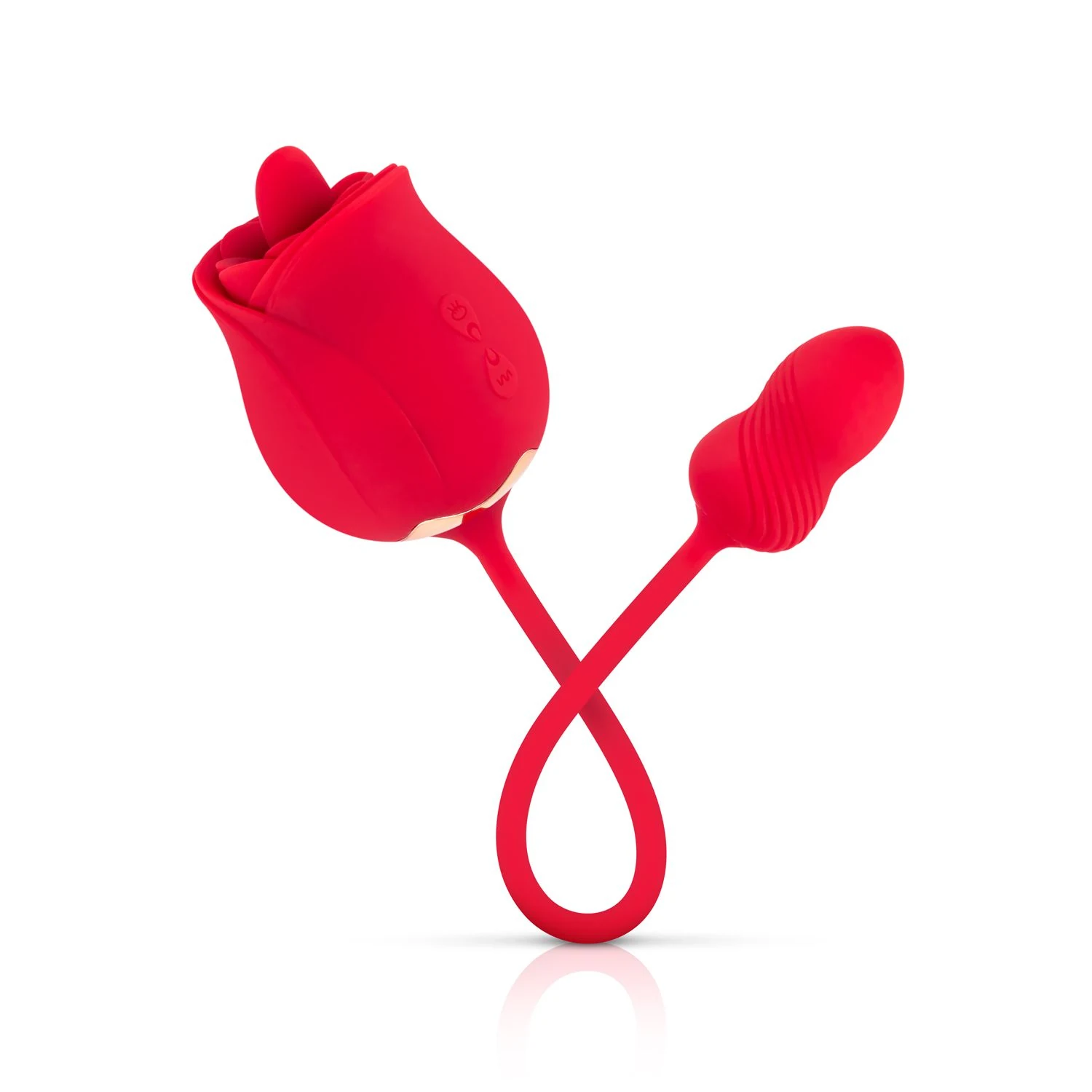 Teazers Rose vibrator en clitoris stimulator met roosdesign