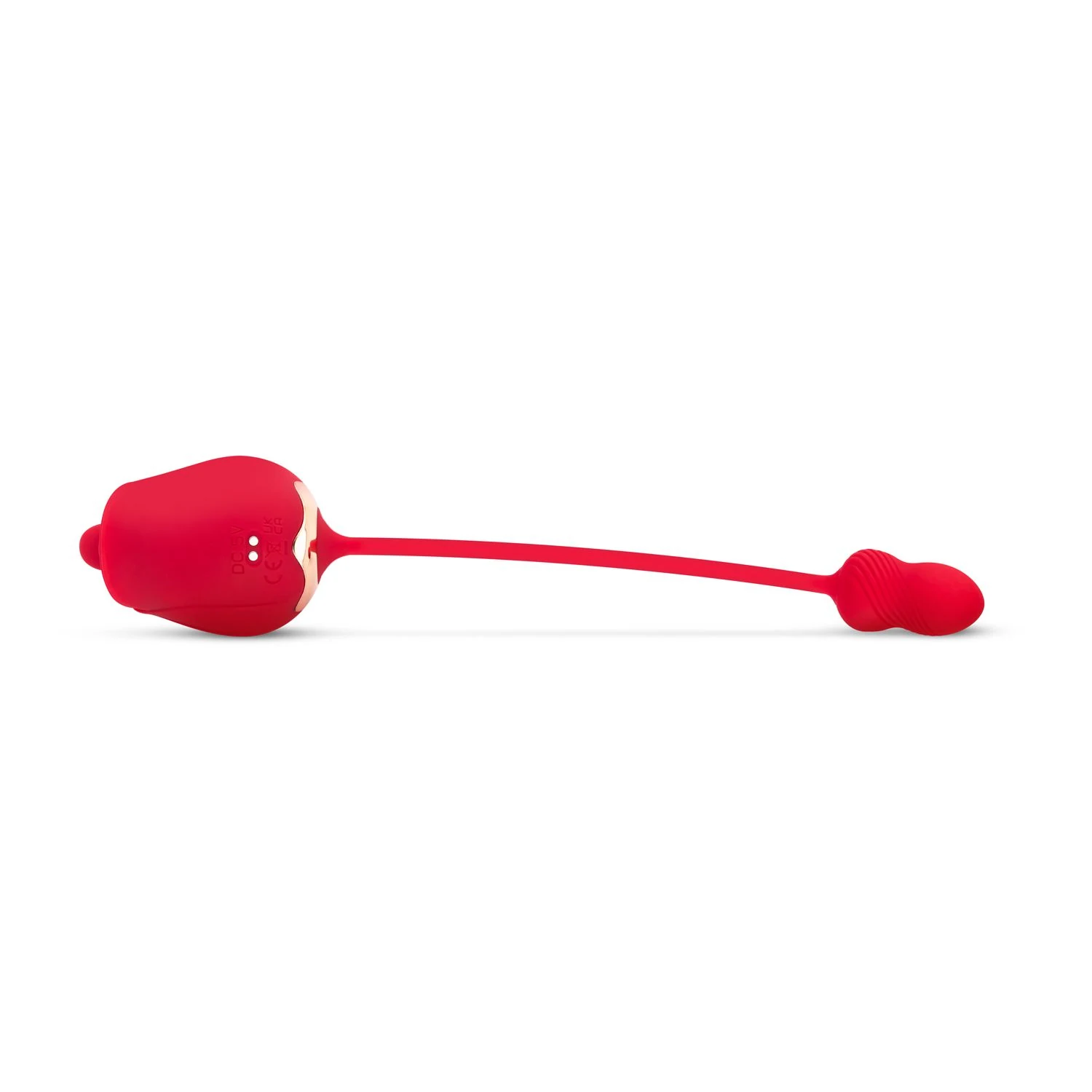 Teazers Rose vibrator met likkende tong stimulatie en vibratie