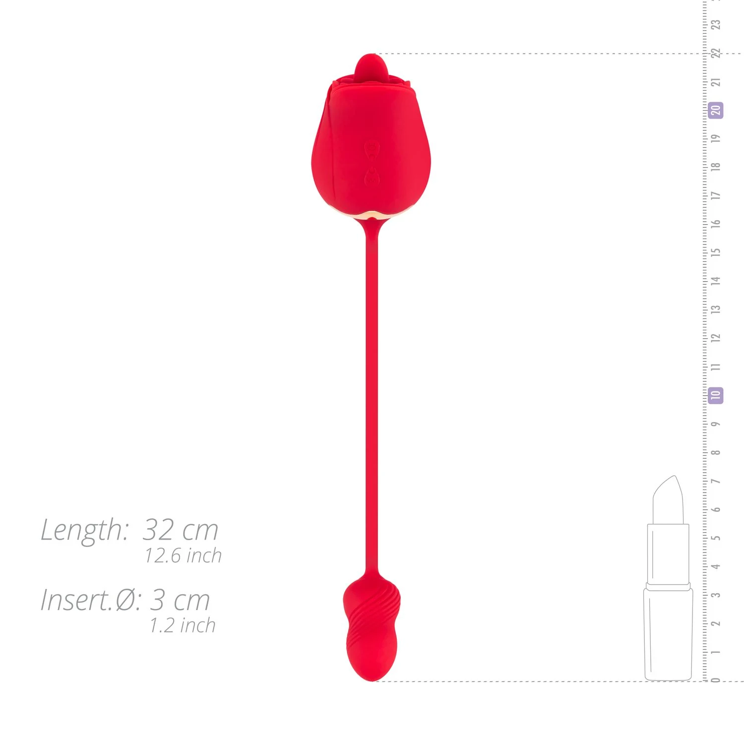 Teazers Rose vibrator met oplaadtijd van 60 minuten