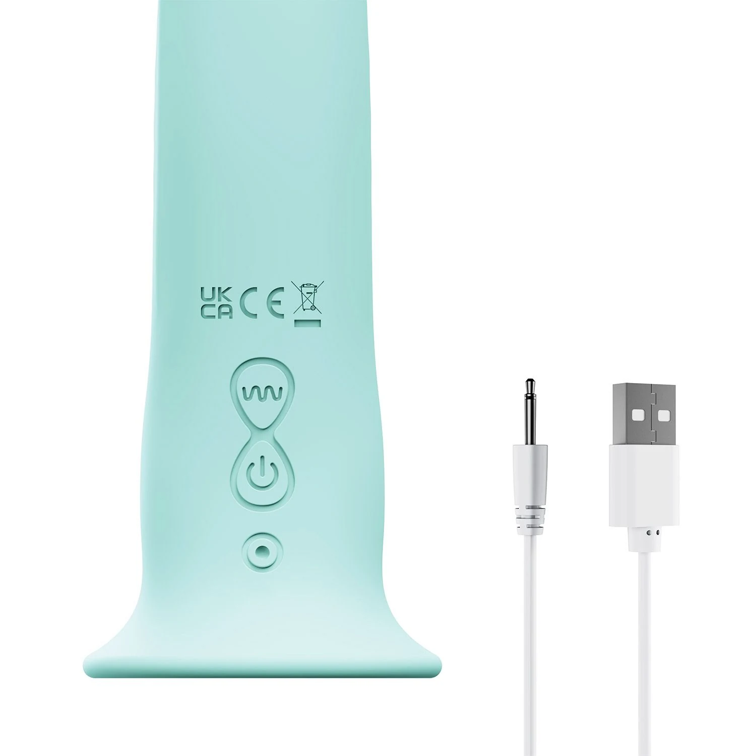 Waterdichte Teazers Rotating Rabbit Vibrator met pushbutton bediening
