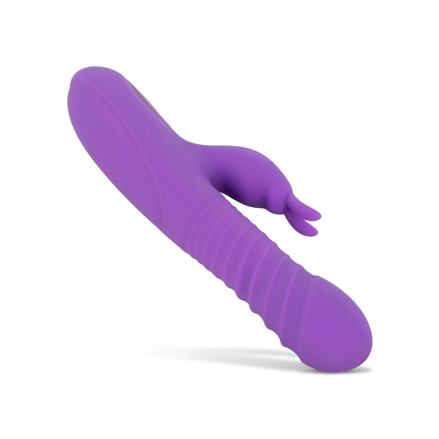 Teazers rabbit vibrator paars van siliconen en ABS