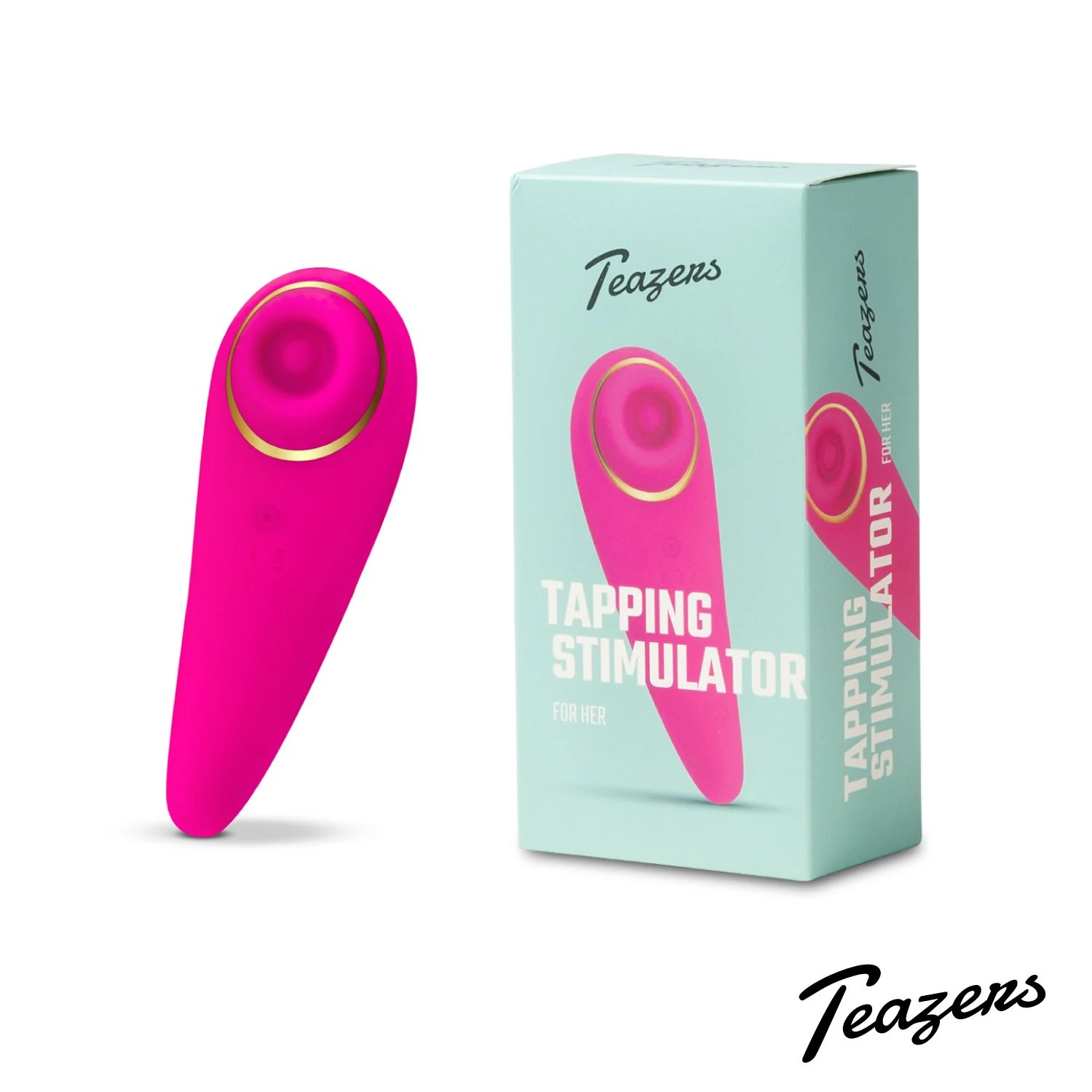 Teazers Tapping Clitoris Stimulator met vibraties en pulsaties