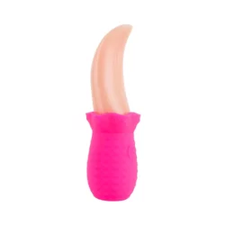 Teazers Tongue Vibrator roze met realistische tongvorm