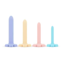 Teazers vaginale dilatator set 4-delig van siliconen in diverse kleuren