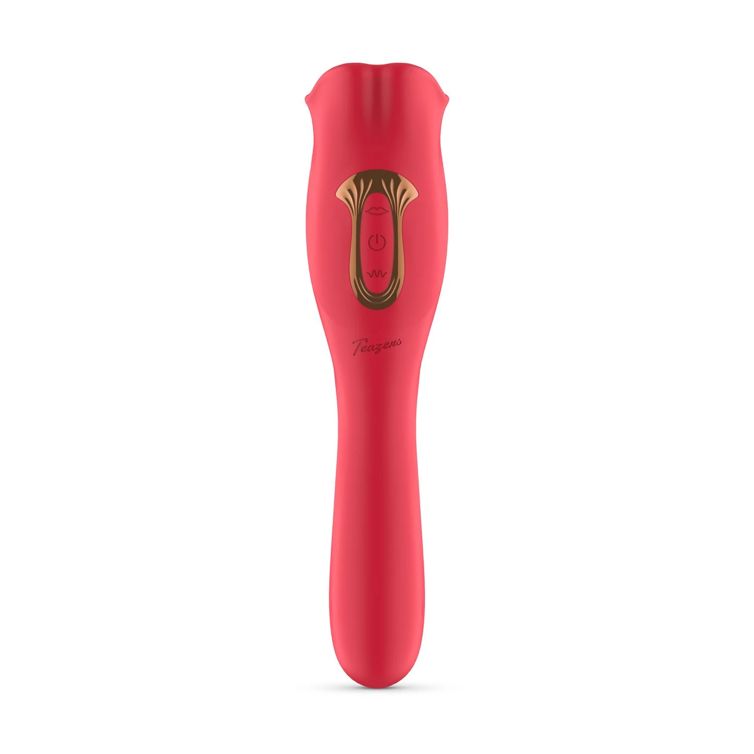 USB-oplaadbare Teazers vibrator met likkende clitoris stimulator