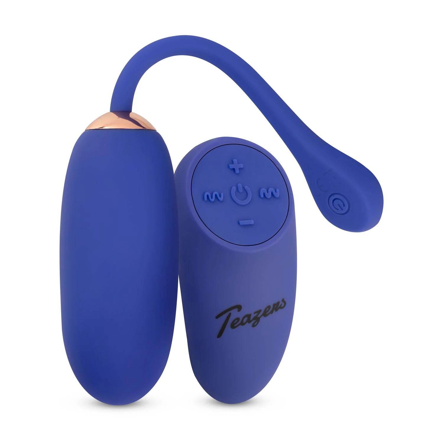 Teazers vibrerend ei blauw met wireless afstandsbediening