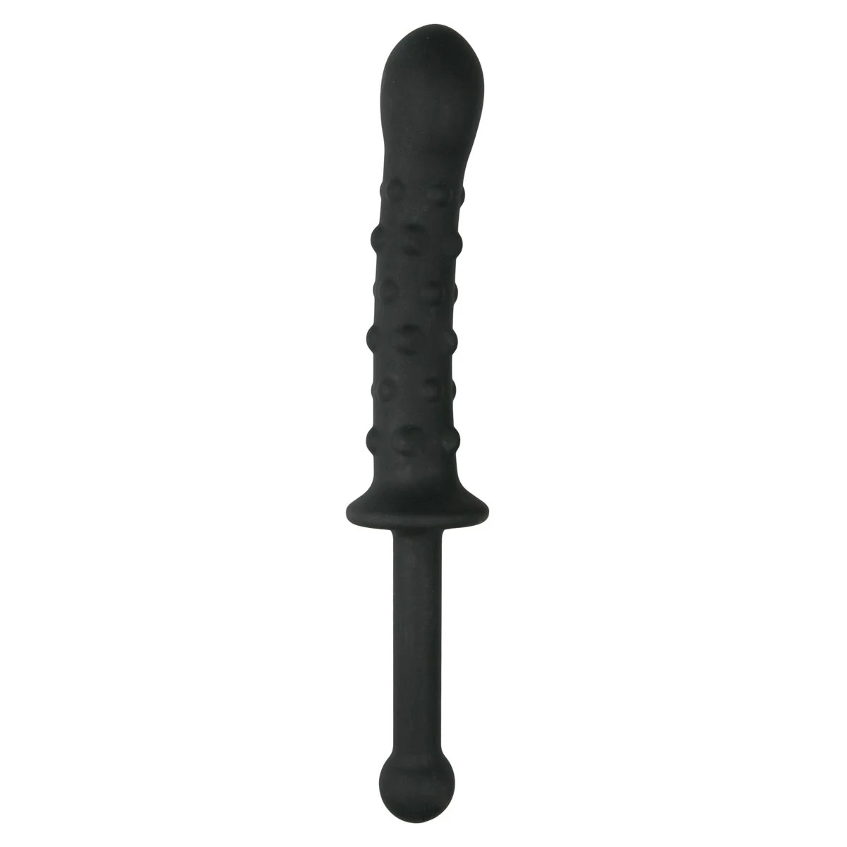 The Handler dildo met handvat zwart van 25 cm