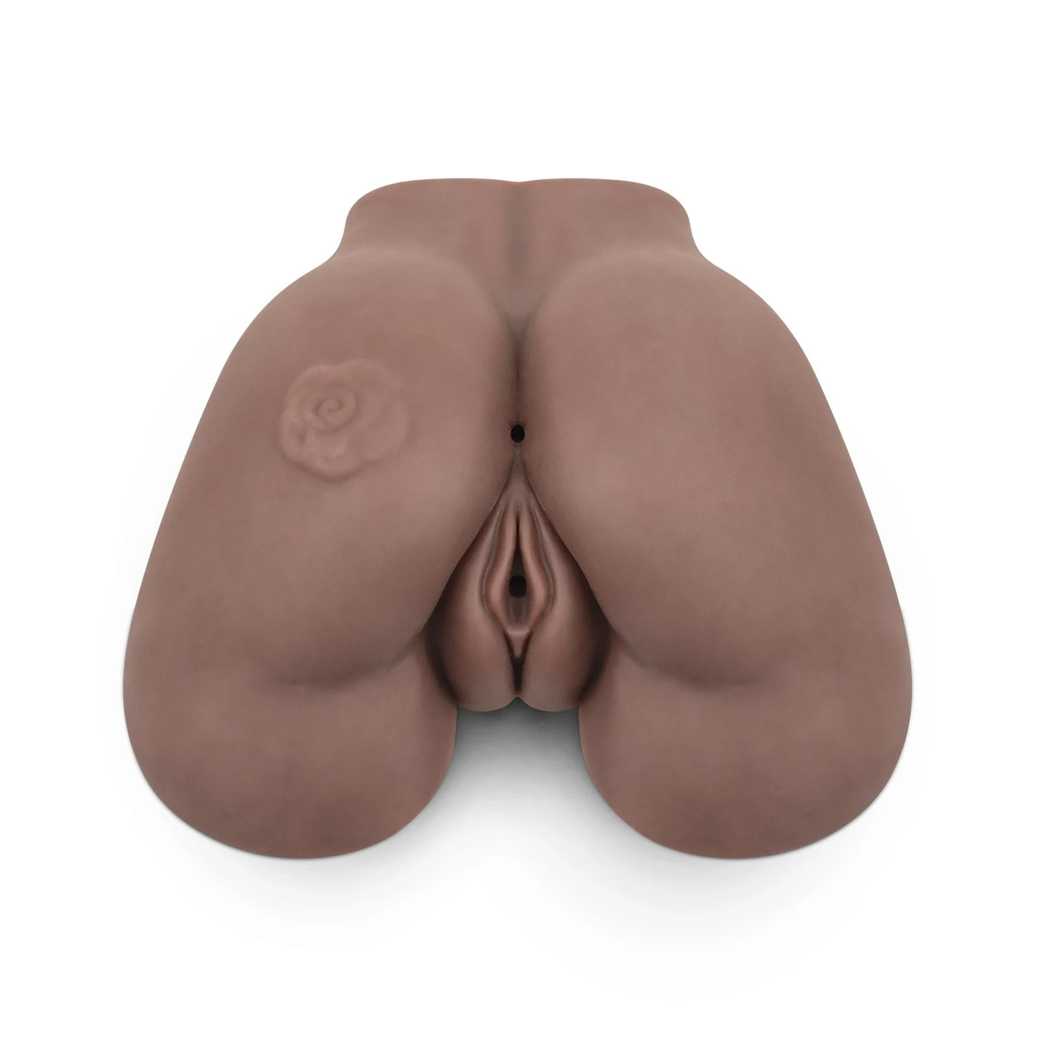 Bruine Trinity Rose Realistische Masturbator met realistisch uiterlijk