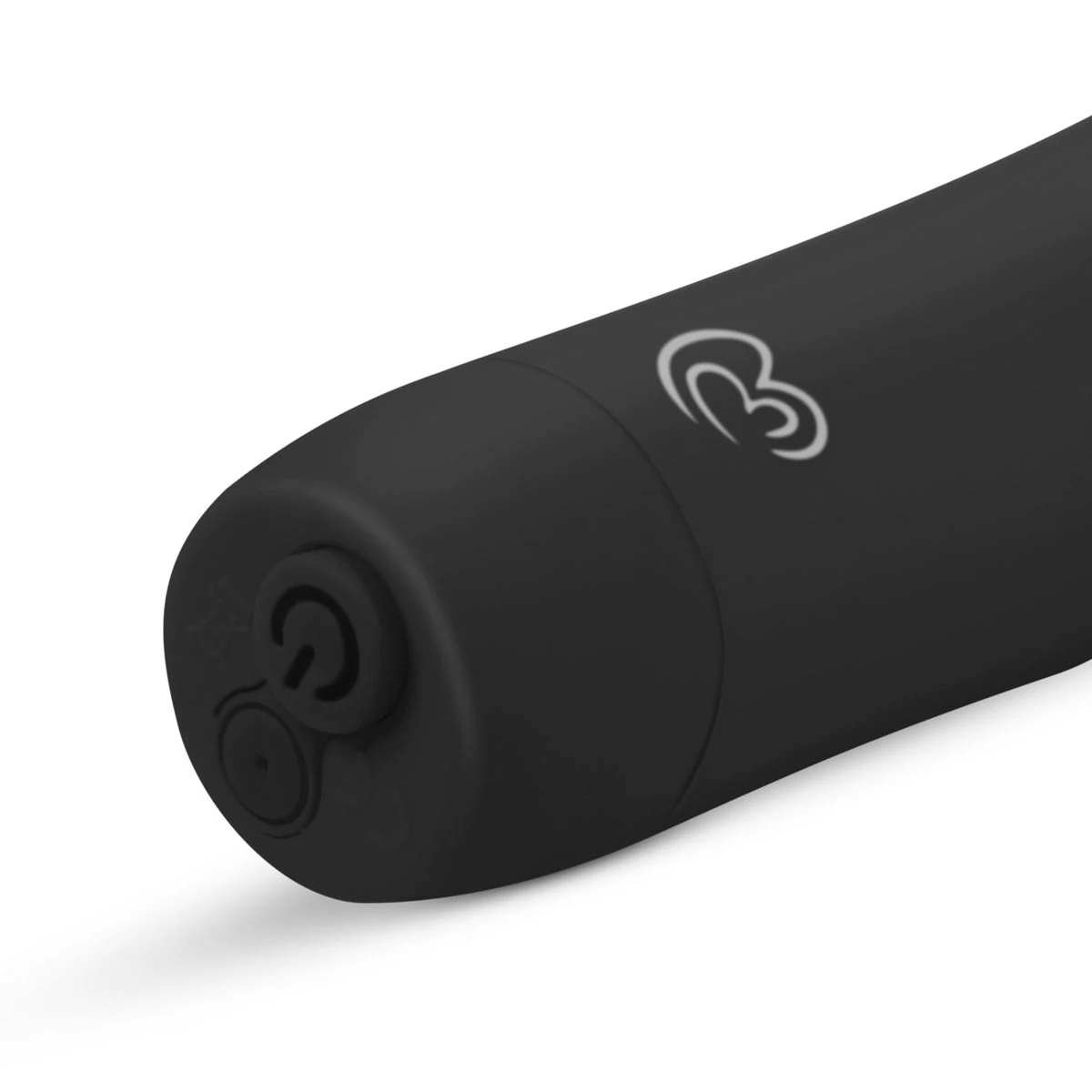 Velvet Vibe Zwart oplaadbare vibrator met USB-oplaadkabel