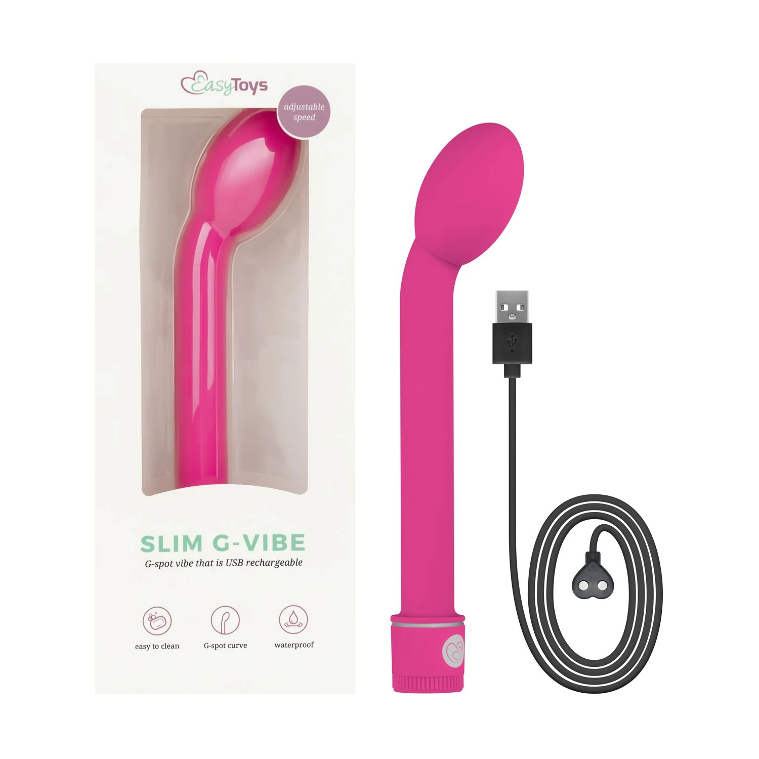 Vibe Collection G-spot vibrator met afgeronde top en variabele vibratiestanden