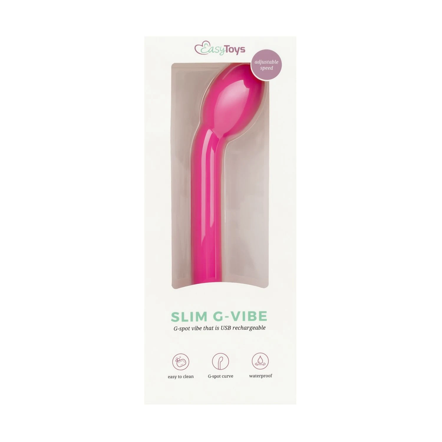 Vibe Collection vibrator voor G-spot met USB-oplaadkabel en 60 minuten batterijduur
