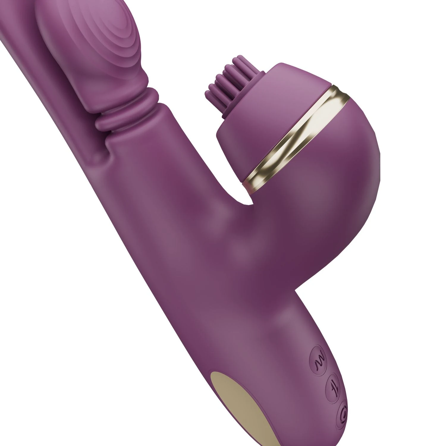 Multifunctionele rabbit vibrator met 3 inbegrepen opzetstukken