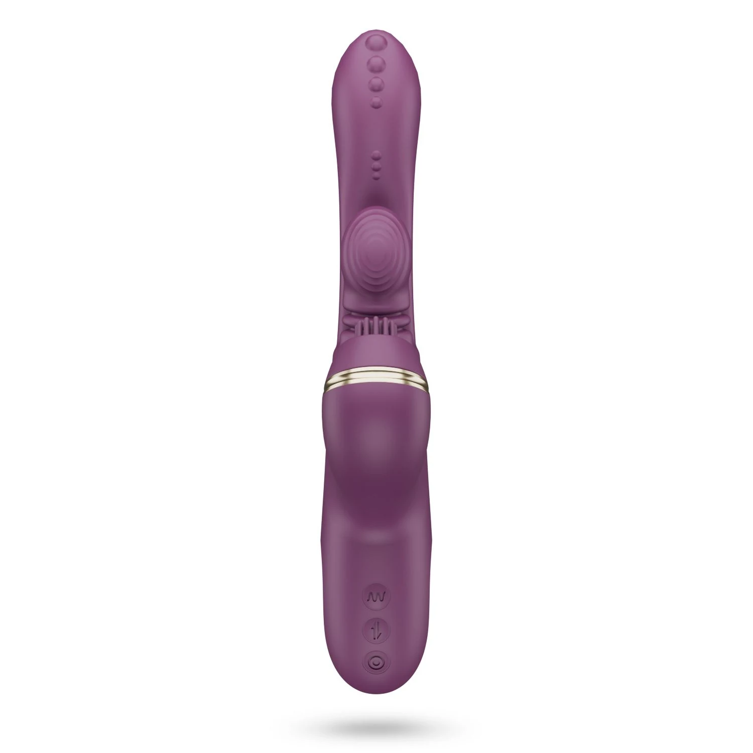 Trio Tap rabbit vibrator van siliconen en ABS