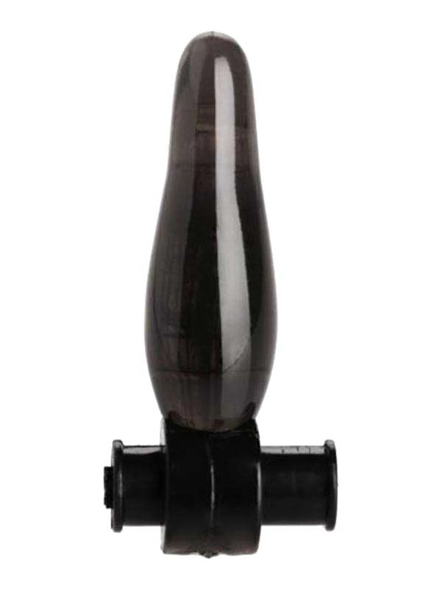 Vibrerende butt plug mini zwart, 65 mm lang, geschikt voor beginners en anus stimulatie