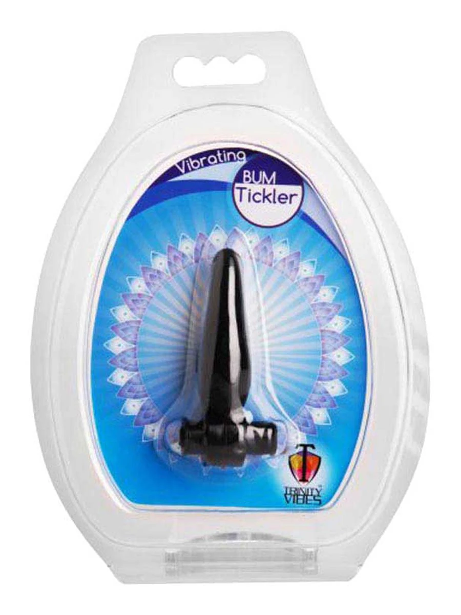 Mini vibrerende buttplug met standaard vibratie, 1 stand en invoerdiepte 50 mm