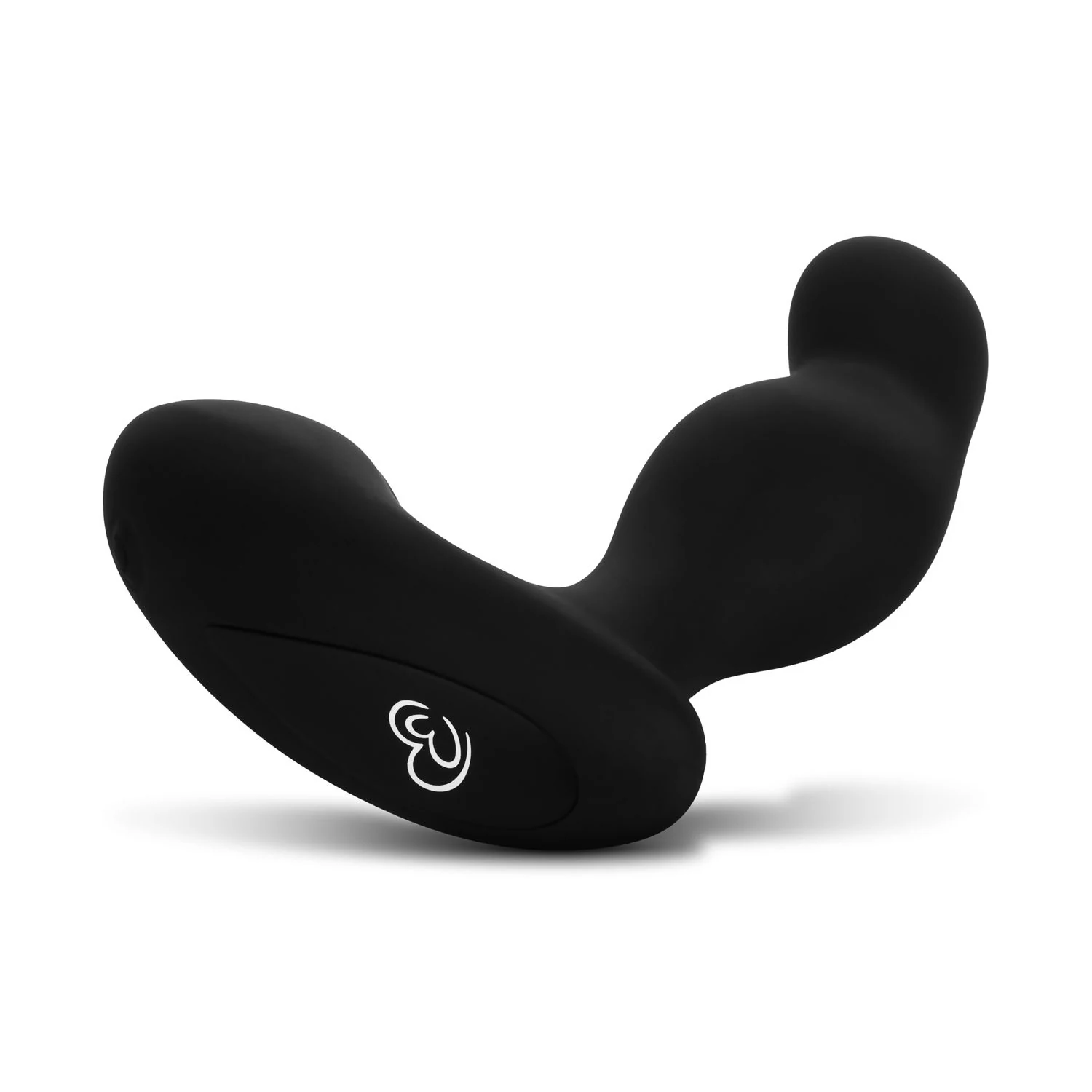 Zwarte prostaat vibrator van 125 mm met maximale diameter van 37 mm