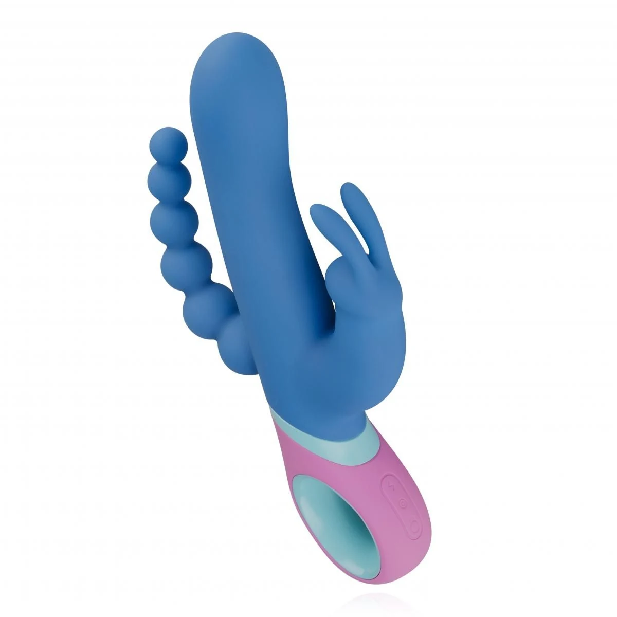 Vice Double Vibrator met pushbutton bediening en CE-keurmerk